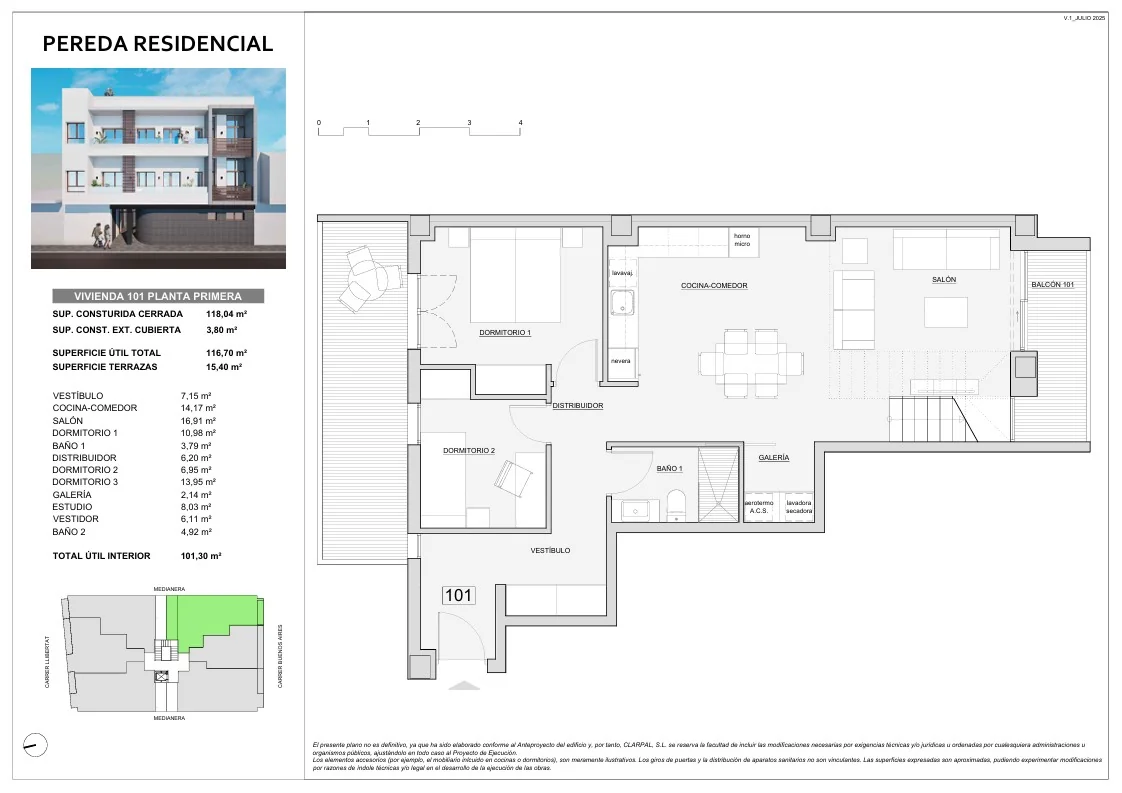 Plano Vivienda 101